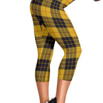 Scotstee Shop Tartan Capris Leggings Macleod Of Lewis Ancient Tartan Leggings, Girls Capri Leggings, Capri Yoga Pants, Tartan Capri Leggings, Plaid Capri Leggings