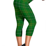 Scotstee Shop Tartan Capris Leggings Wexford County Tartan Leggings, Girls Capri Leggings, Capri Yoga Pants, Tartan Capri Leggings, Plaid Capri Leggings