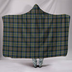 Scotstee Shop Tartan Blanket Hoodie - Clan Scott Green Modern Tartan Hooded Blanket