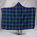 Scotstee Shop Tartan Blanket Hoodie - Clan Hamilton Hunting Modern Tartan Hooded Blanket