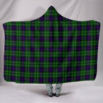 Scotstee Shop Tartan Blanket Hoodie - Clan Leslie Hunting Tartan Hooded Blanket