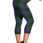 Scotstee Shop Tartan Capris Leggings Elphinstone Tartan Leggings, Girls Capri Leggings, Capri Yoga Pants, Tartan Capri Leggings, Plaid Capri Leggings