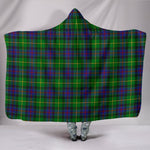 Scotstee Shop Tartan Blanket Hoodie - Clan Tait Modern Tartan Hooded Blanket