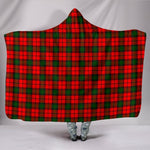 Scotstee Shop Tartan Blanket Hoodie - Clan Kerr Modern Tartan Hooded Blanket