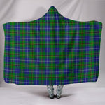 Scotstee Shop Tartan Blanket Hoodie - Clan Turnbull Hunting Tartan Hooded Blanket