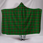Scotstee Shop Tartan Blanket Hoodie - Clan Wallace Hunting - Green Tartan Hooded Blanket