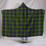 Scotstee Shop Tartan Blanket Hoodie - Clan Fergusson Modern Tartan Hooded Blanket