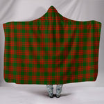 Scotstee Shop Tartan Blanket Hoodie - Clan Menzies Green Modern Tartan Hooded Blanket