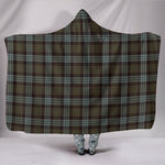 Scotstee Shop Tartan Blanket Hoodie - Clan Stewart Old Weathered Tartan Hooded Blanket