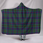 Scotstee Shop Tartan Blanket Hoodie - Clan Wood Modern Tartan Hooded Blanket