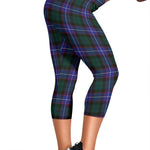 Scotstee Shop Tartan Capris Leggings Hunter Modern Tartan Leggings, Girls Capri Leggings, Capri Yoga Pants, Tartan Capri Leggings, Plaid Capri Leggings