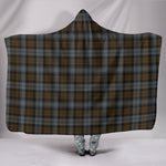 Scotstee Shop Tartan Blanket Hoodie - Clan BlackWatch Weathered Tartan Hooded Blanket