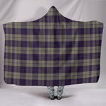 Scotstee Shop Tartan Blanket Hoodie - Clan Cunningham Dress Blue Dancers Tartan Hooded Blanket
