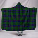 Scotstee Shop Tartan Blanket Hoodie - Clan Lockhart Modern Tartan Hooded Blanket