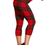 Scotstee Shop Tartan Capris Leggings Wallace Weathered Tartan Leggings, Girls Capri Leggings, Capri Yoga Pants, Tartan Capri Leggings, Plaid Capri Leggings