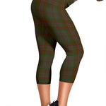 Scotstee Shop Tartan Capris Leggings Gray Tartan Leggings, Girls Capri Leggings, Capri Yoga Pants, Tartan Capri Leggings, Plaid Capri Leggings