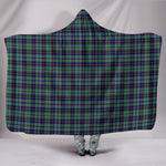 Scotstee Shop Tartan Blanket Hoodie - Clan Stevenson Tartan Hooded Blanket