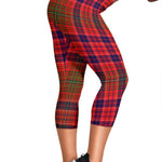 Scotstee Shop Tartan Capris Leggings Lumsden Modern Tartan Leggings, Girls Capri Leggings, Capri Yoga Pants, Tartan Capri Leggings, Plaid Capri Leggings