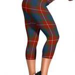 Scotstee Shop Tartan Capris Leggings Fraser Ancient Tartan Leggings, Girls Capri Leggings, Capri Yoga Pants, Tartan Capri Leggings, Plaid Capri Leggings