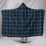 Scotstee Shop Tartan Blanket Hoodie - Clan Clergy Blue Tartan Hooded Blanket
