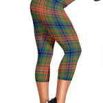 Scotstee Shop Tartan Capris Leggings Wilson Ancient Tartan Leggings, Girls Capri Leggings, Capri Yoga Pants, Tartan Capri Leggings, Plaid Capri Leggings