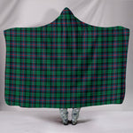 Scotstee Shop Tartan Blanket Hoodie - Clan Urquhart Broad Red Ancient Tartan Hooded Blanket