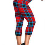 Scotstee Shop Tartan Capris Leggings Mactavish Modern Tartan Leggings, Girls Capri Leggings, Capri Yoga Pants, Tartan Capri Leggings, Plaid Capri Leggings