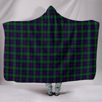 Scotstee Shop Tartan Blanket Hoodie - Clan Campbell of Cawdor Modern Tartan Hooded Blanket