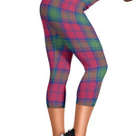 Scotstee Shop Tartan Capris Leggings Lindsay Ancient Tartan Leggings, Girls Capri Leggings, Capri Yoga Pants, Tartan Capri Leggings, Plaid Capri Leggings