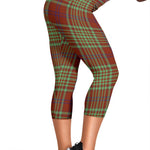 Scotstee Shop Tartan Capris Leggings Macgillivray Hunting Ancient Tartan Leggings, Girls Capri Leggings, Capri Yoga Pants, Tartan Capri Leggings, Plaid Capri Leggings