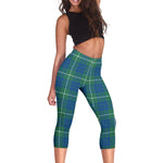 Scotstee Shop Tartan Capris Leggings Hamilton Hunting Ancient Tartan Leggings, Girls Capri Leggings, Capri Yoga Pants, Tartan Capri Leggings, Plaid Capri Leggings