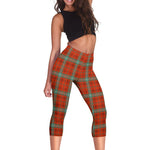 Scotstee Shop Tartan Capris Leggings Morrison Red Ancient Tartan Leggings, Girls Capri Leggings, Capri Yoga Pants, Tartan Capri Leggings, Plaid Capri Leggings