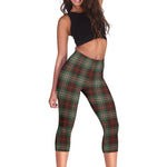 Scotstee Shop Tartan Capris Leggings Scott Brown Ancient Tartan Leggings, Girls Capri Leggings, Capri Yoga Pants, Tartan Capri Leggings, Plaid Capri Leggings