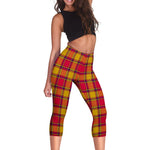 Scotstee Shop Tartan Capris Leggings Scrymgeour Tartan Leggings, Girls Capri Leggings, Capri Yoga Pants, Tartan Capri Leggings, Plaid Capri Leggings