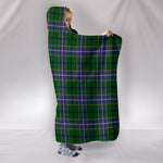 Scotstee Shop Tartan Blanket Hoodie - Clan Wishart Hunting Modern Tartan Hooded Blanket