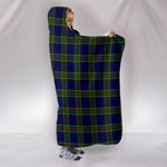 Scotstee Shop Tartan Blanket Hoodie - Clan Colquhoun Modern Tartan Hooded Blanket