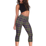 Scotstee Shop Tartan Capris Leggings Taylor Weathered Tartan Leggings, Girls Capri Leggings, Capri Yoga Pants, Tartan Capri Leggings, Plaid Capri Leggings