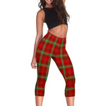 Scotstee Shop Tartan Capris Leggings Morrison Red Modern Tartan Leggings, Girls Capri Leggings, Capri Yoga Pants, Tartan Capri Leggings, Plaid Capri Leggings