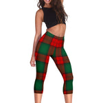 Scotstee Shop Tartan Capris Leggings Stewart Atholl Modern Tartan Leggings, Girls Capri Leggings, Capri Yoga Pants, Tartan Capri Leggings, Plaid Capri Leggings