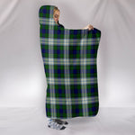Scotstee Shop Tartan Blanket Hoodie - Clan Blackwatch Dress Modern Tartan Hooded Blanket