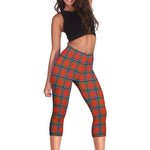 Scotstee Shop Tartan Capris Leggings Sinclair Ancient Tartan Leggings, Girls Capri Leggings, Capri Yoga Pants, Tartan Capri Leggings, Plaid Capri Leggings