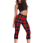 Scotstee Shop Tartan Capris Leggings Macpherson Modern Tartan Leggings, Girls Capri Leggings, Capri Yoga Pants, Tartan Capri Leggings, Plaid Capri Leggings