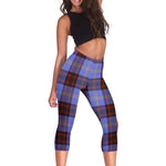Scotstee Shop Tartan Capris Leggings Rutherford Tartan Leggings, Girls Capri Leggings, Capri Yoga Pants, Tartan Capri Leggings, Plaid Capri Leggings