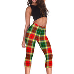Scotstee Shop Tartan Capris Leggings Gibbs Tartan Leggings, Girls Capri Leggings, Capri Yoga Pants, Tartan Capri Leggings, Plaid Capri Leggings