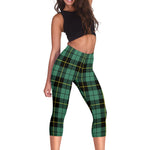 Scotstee Shop Tartan Capris Leggings Wallace Hunting Ancient Tartan Leggings, Girls Capri Leggings, Capri Yoga Pants, Tartan Capri Leggings, Plaid Capri Leggings