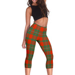 Scotstee Shop Tartan Capris Leggings Macgregor Ancient Tartan Leggings, Girls Capri Leggings, Capri Yoga Pants, Tartan Capri Leggings, Plaid Capri Leggings