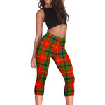 Scotstee Shop Tartan Capris Leggings Turnbull Dress Tartan Leggings, Girls Capri Leggings, Capri Yoga Pants, Tartan Capri Leggings, Plaid Capri Leggings
