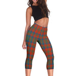 Scotstee Shop Tartan Capris Leggings Matheson Ancient Tartan Leggings, Girls Capri Leggings, Capri Yoga Pants, Tartan Capri Leggings, Plaid Capri Leggings