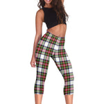 Scotstee Shop Tartan Capris Leggings Stewart Dress Modern Tartan Leggings, Girls Capri Leggings, Capri Yoga Pants, Tartan Capri Leggings, Plaid Capri Leggings