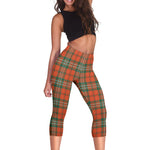 Scotstee Shop Tartan Capris Leggings Scott Ancient Tartan Leggings, Girls Capri Leggings, Capri Yoga Pants, Tartan Capri Leggings, Plaid Capri Leggings